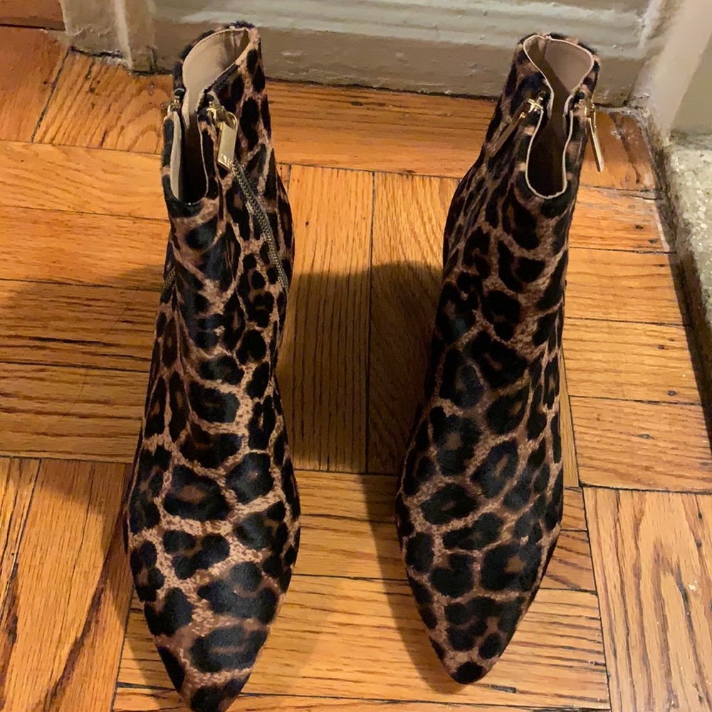 DVF leopard boots